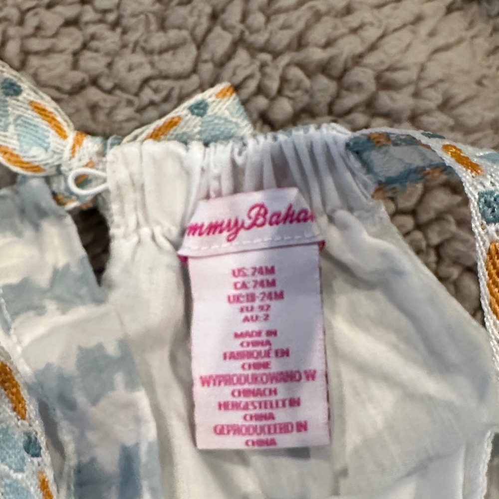 Girls' Tommy Bahama Floral Sundress bundle 24m - Picture 3 of 6